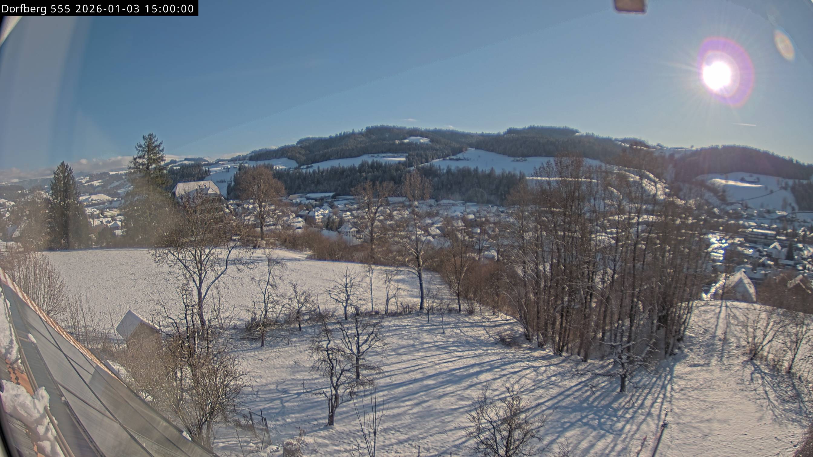 Webcam-Bild: Aussicht vom Dorfberg in Langnau 20260103-150000