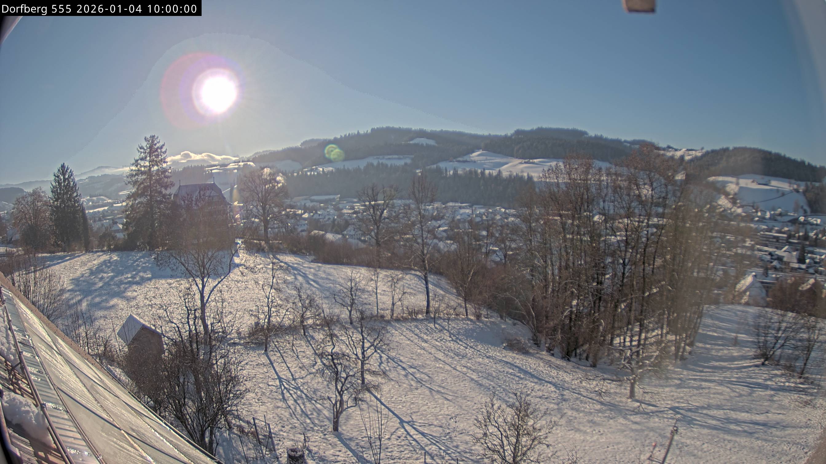 Webcam-Bild: Aussicht vom Dorfberg in Langnau 20260104-100000