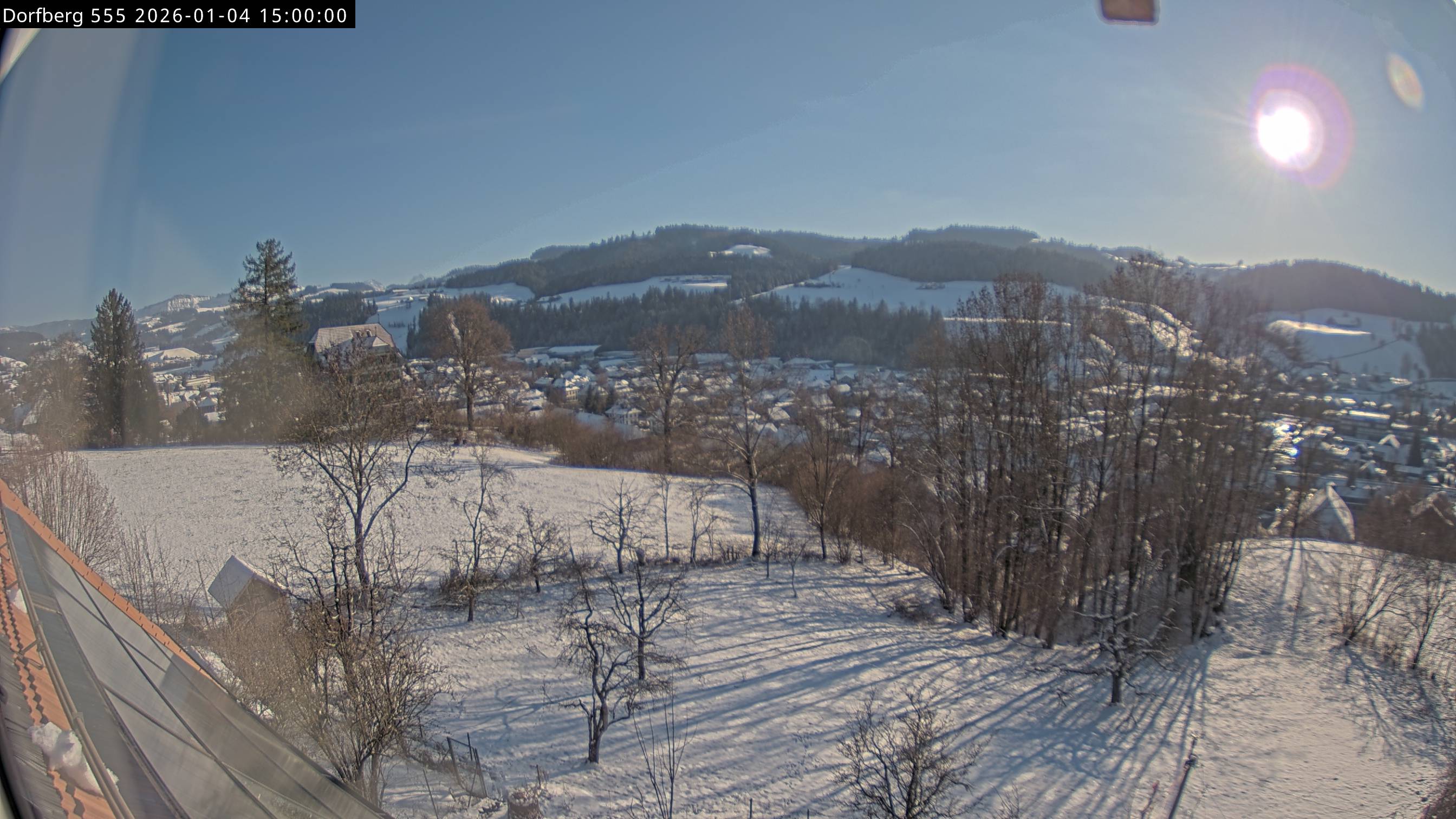 Webcam-Bild: Aussicht vom Dorfberg in Langnau 20260104-150000
