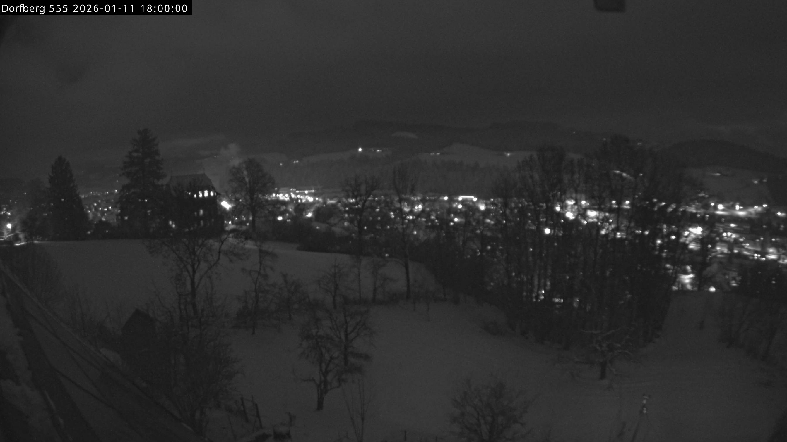 Webcam-Bild: Aussicht vom Dorfberg in Langnau 20260111-180000