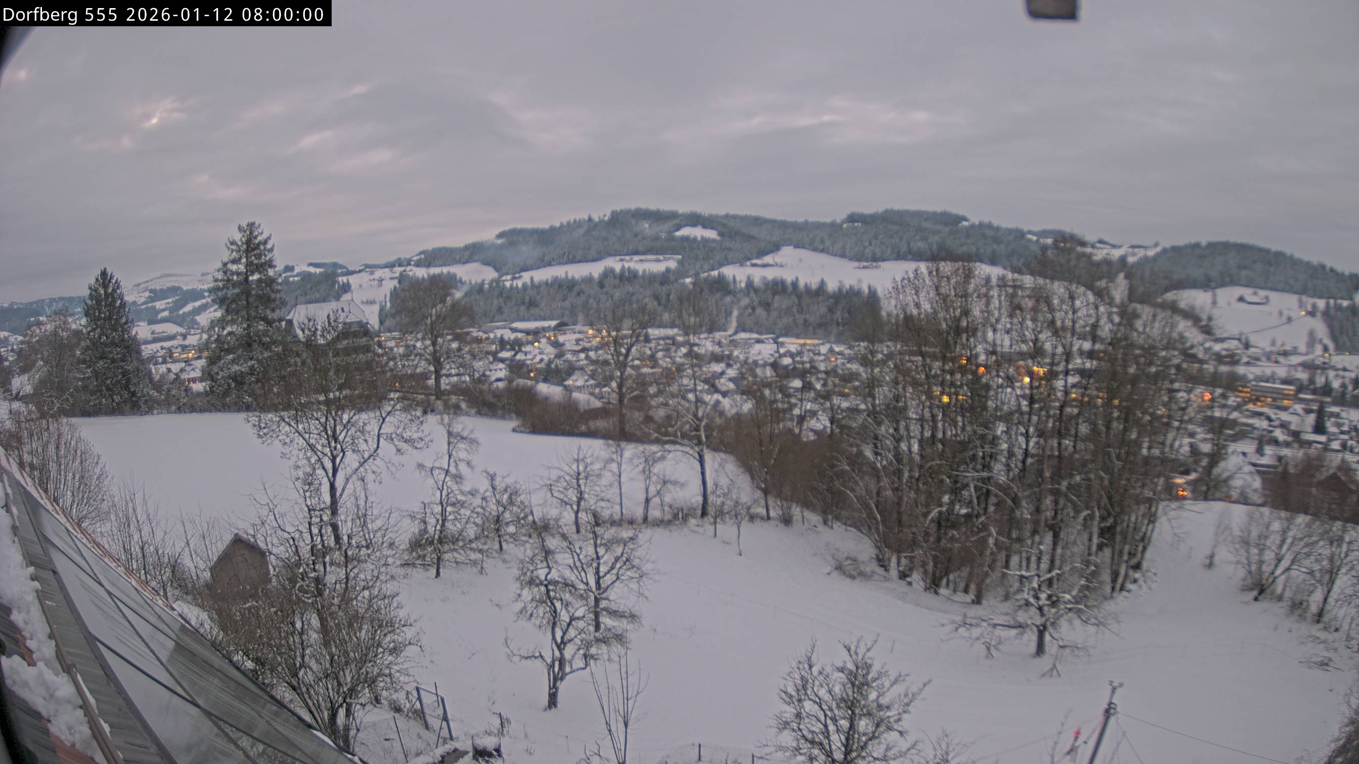 Webcam-Bild: Aussicht vom Dorfberg in Langnau 20260112-080000
