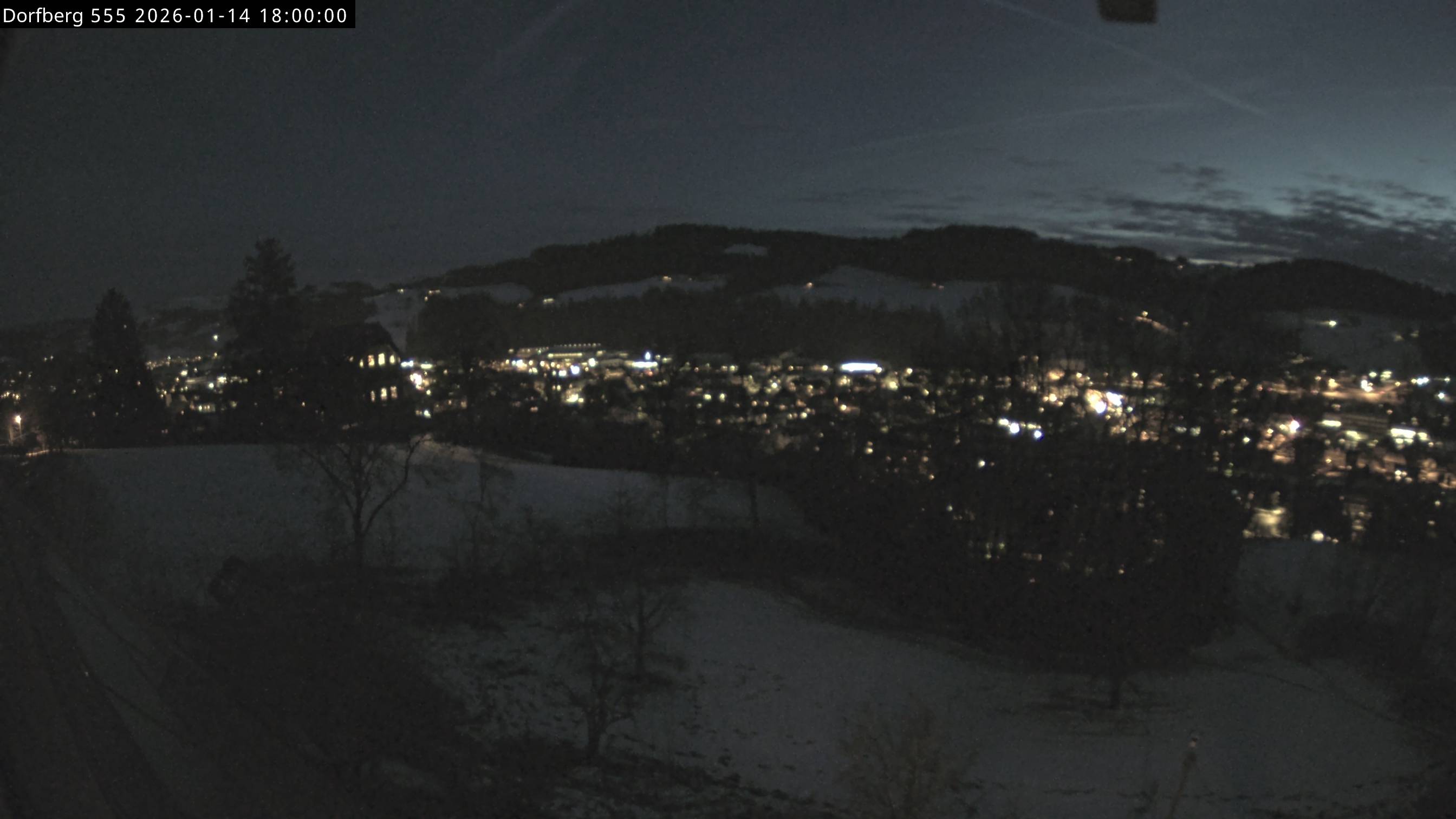 Webcam-Bild: Aussicht vom Dorfberg in Langnau 20260114-180000