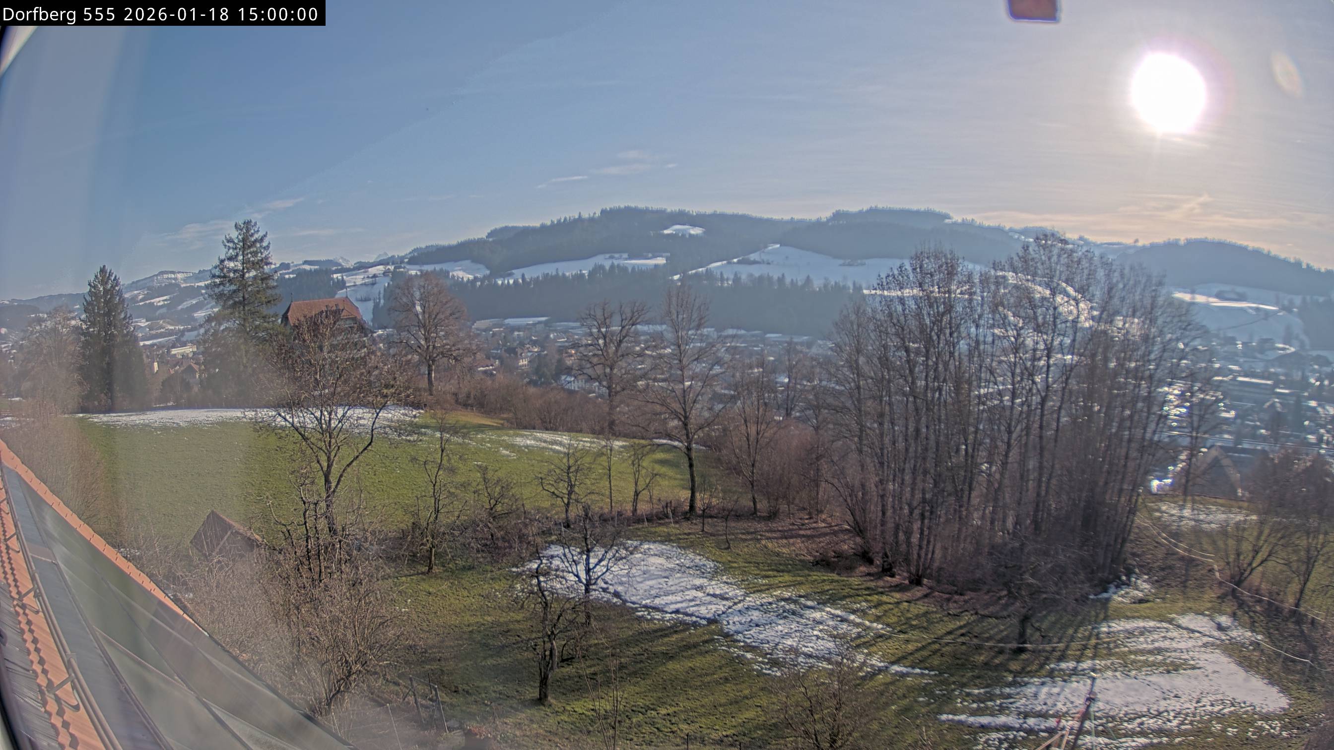 Webcam-Bild: Aussicht vom Dorfberg in Langnau 20260118-150000
