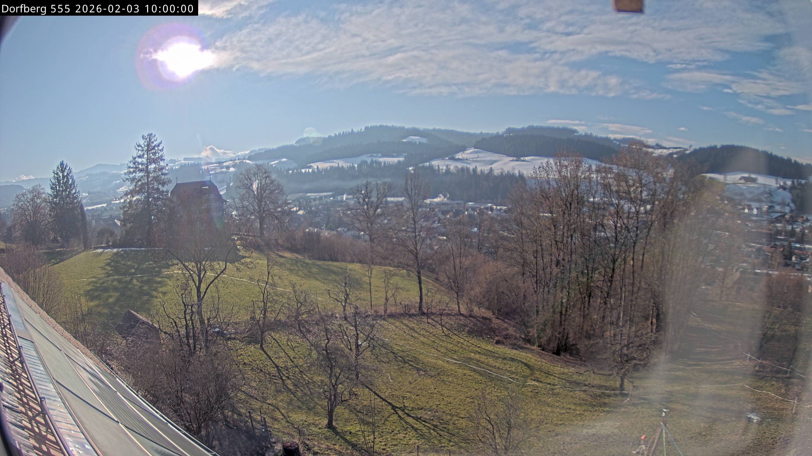 Webcam-Bild: Aussicht vom Dorfberg in Langnau 20260203-100000