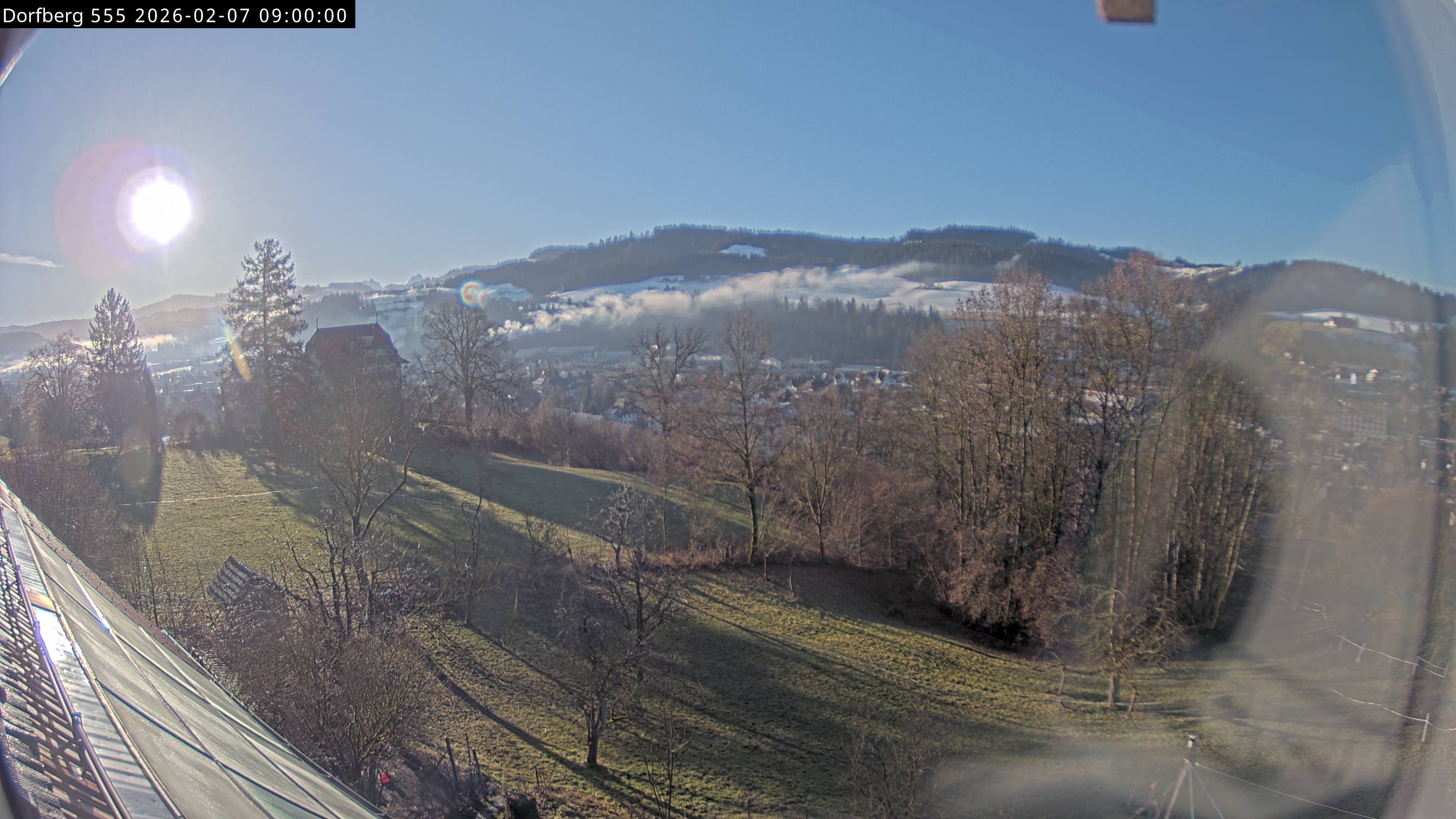 Webcam-Bild: Aussicht vom Dorfberg in Langnau 20260207-090000