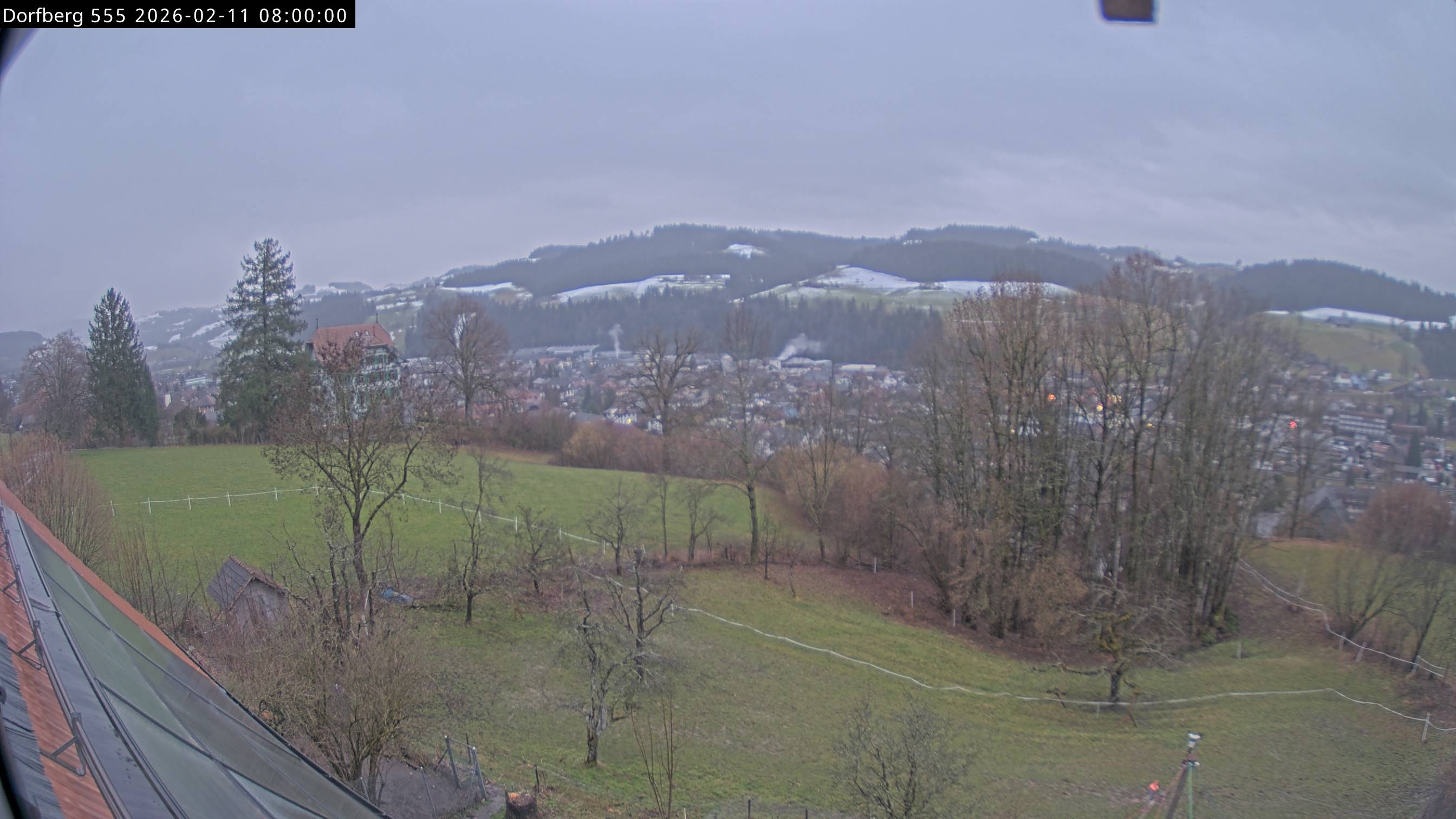 Webcam-Bild: Aussicht vom Dorfberg in Langnau 20260211-080000