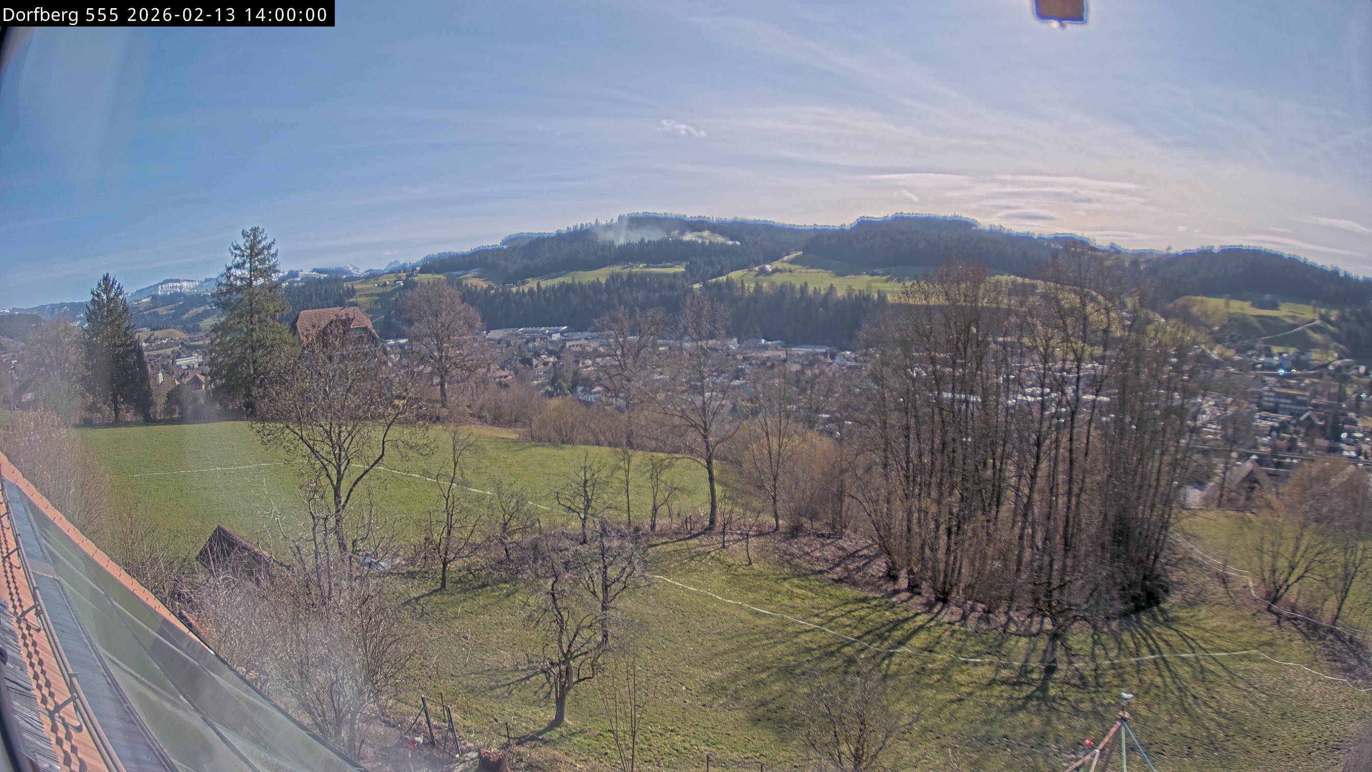 Webcam-Bild: Aussicht vom Dorfberg in Langnau 20260213-140000