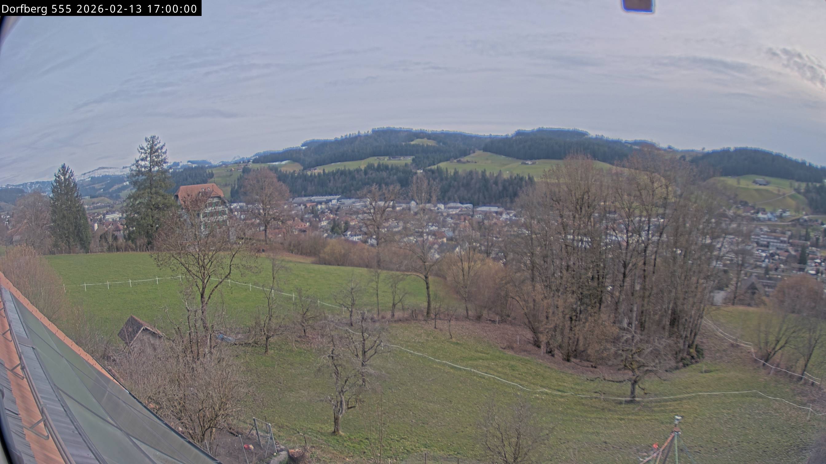 Webcam-Bild: Aussicht vom Dorfberg in Langnau 20260213-170000