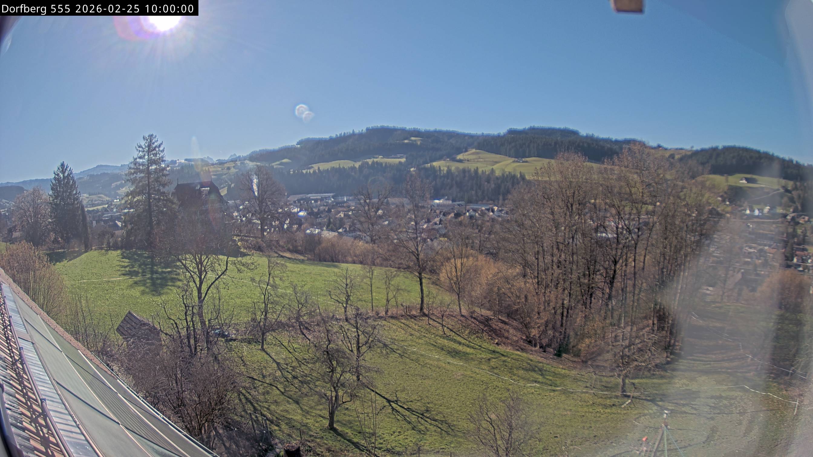 Webcam-Bild: Aussicht vom Dorfberg in Langnau 20260225-100000