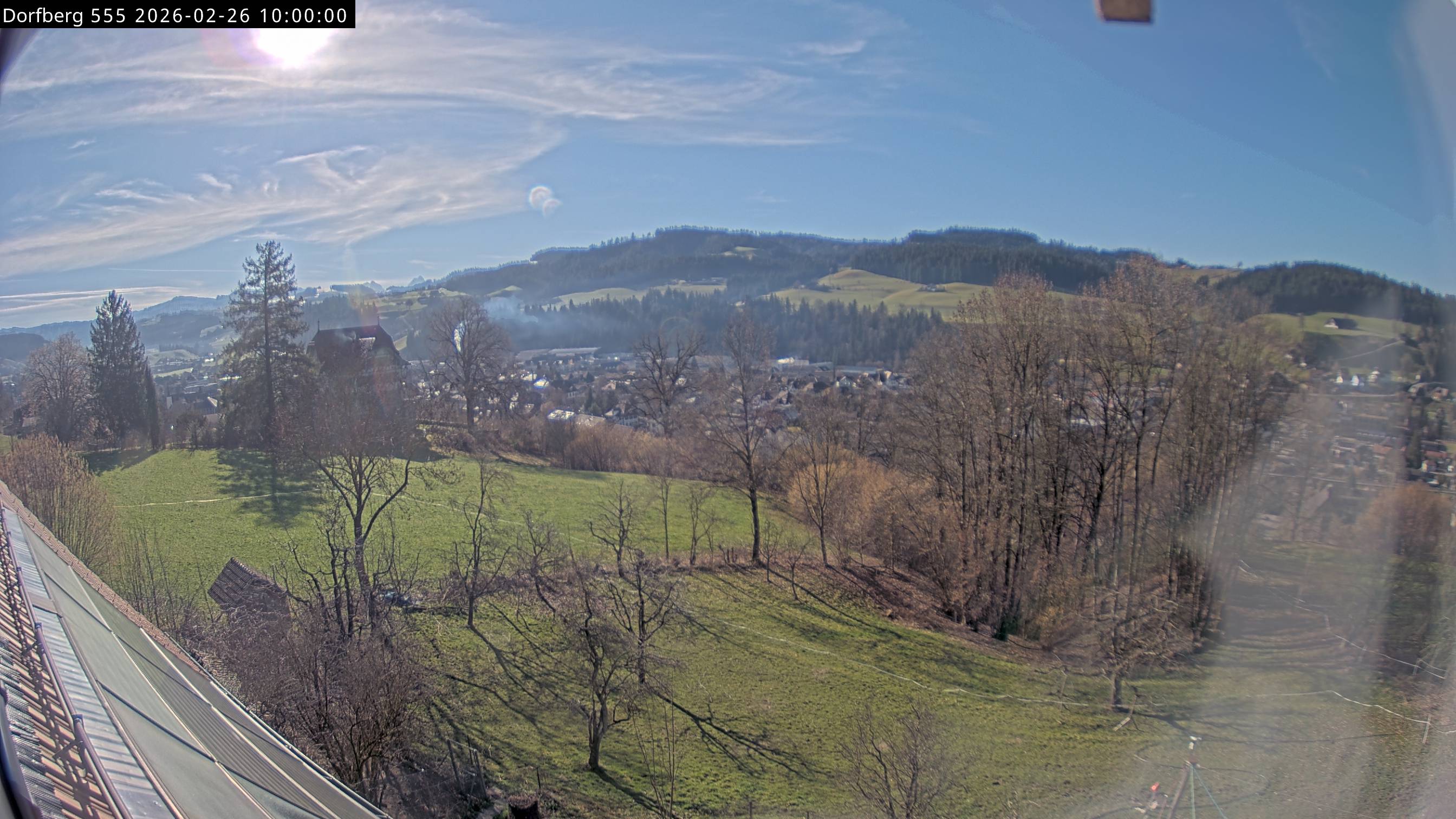 Webcam-Bild: Aussicht vom Dorfberg in Langnau 20260226-100000