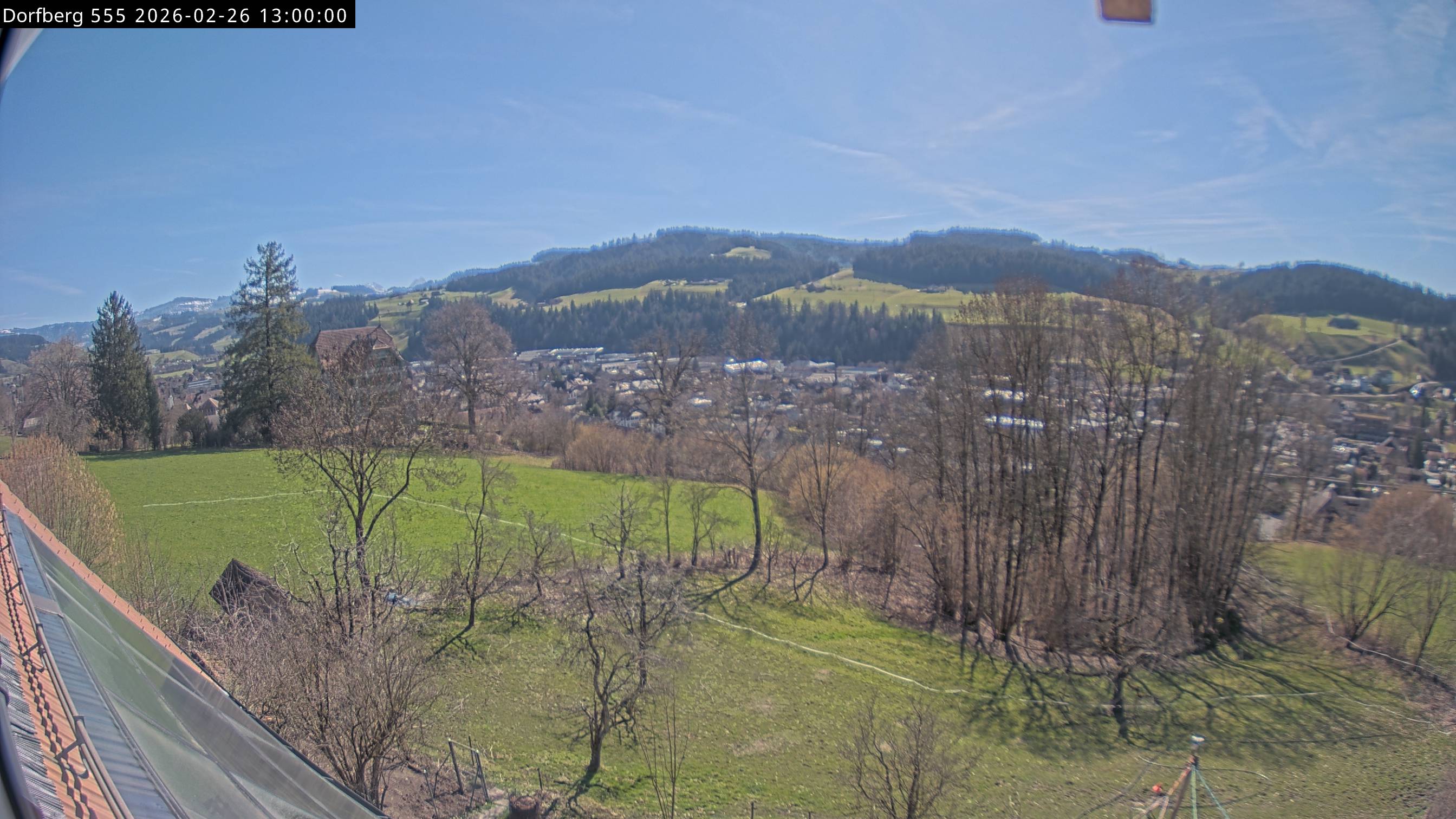 Webcam-Bild: Aussicht vom Dorfberg in Langnau 20260226-130000