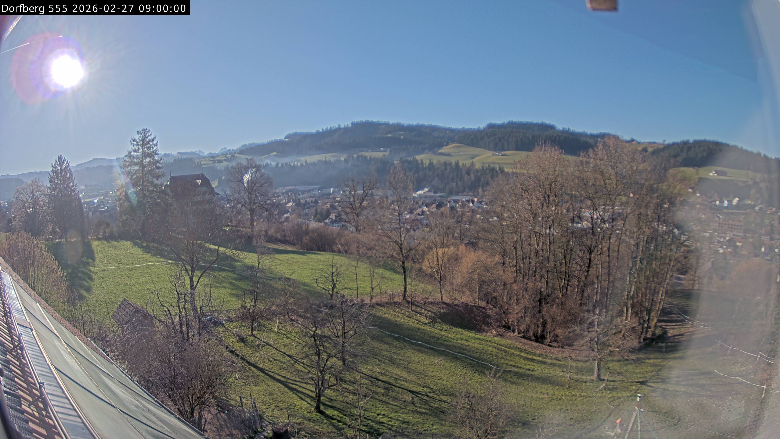 Webcam-Bild: Aussicht vom Dorfberg in Langnau 20260227-090000