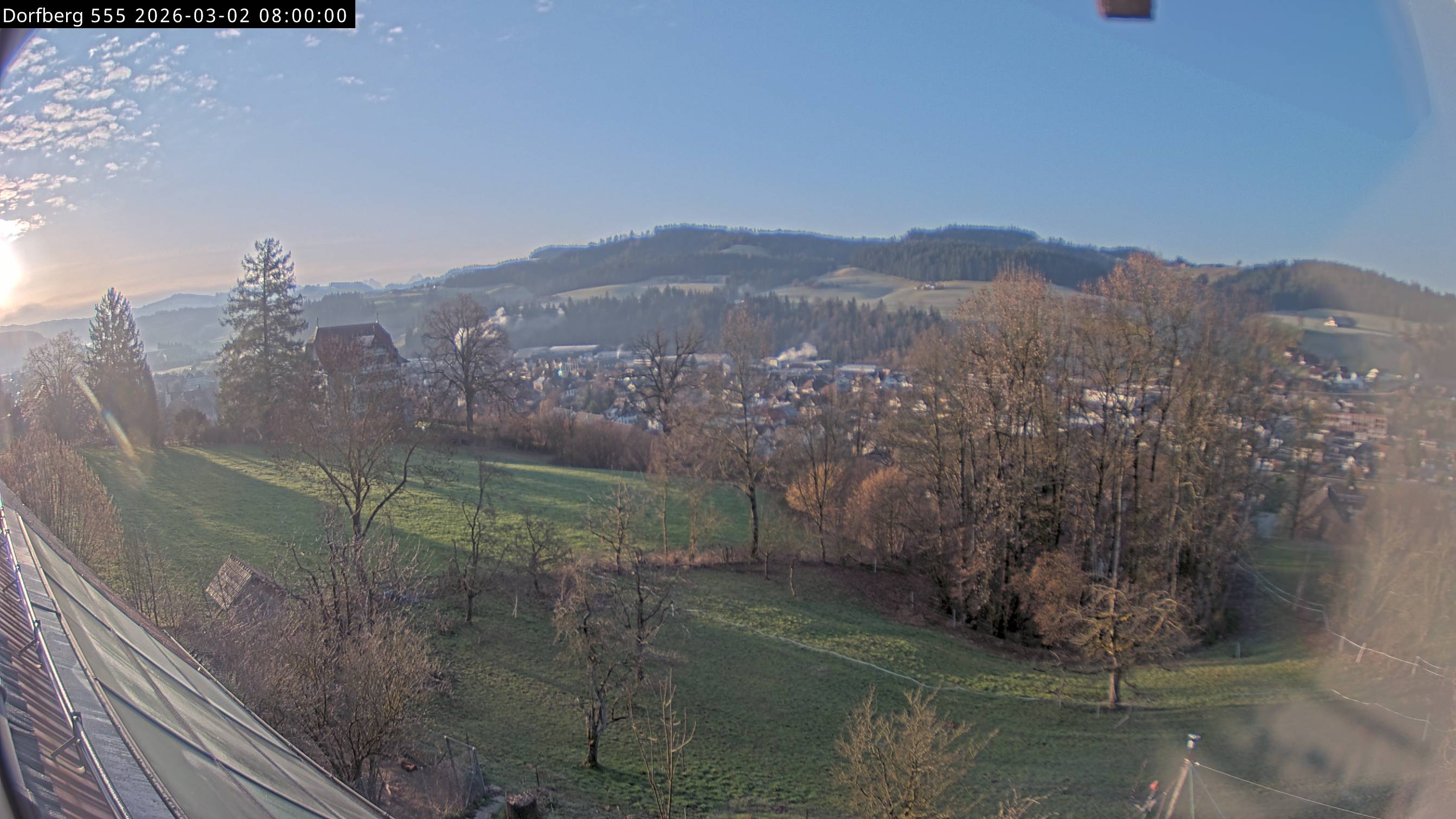 Webcam-Bild: Aussicht vom Dorfberg in Langnau 20260302-080000