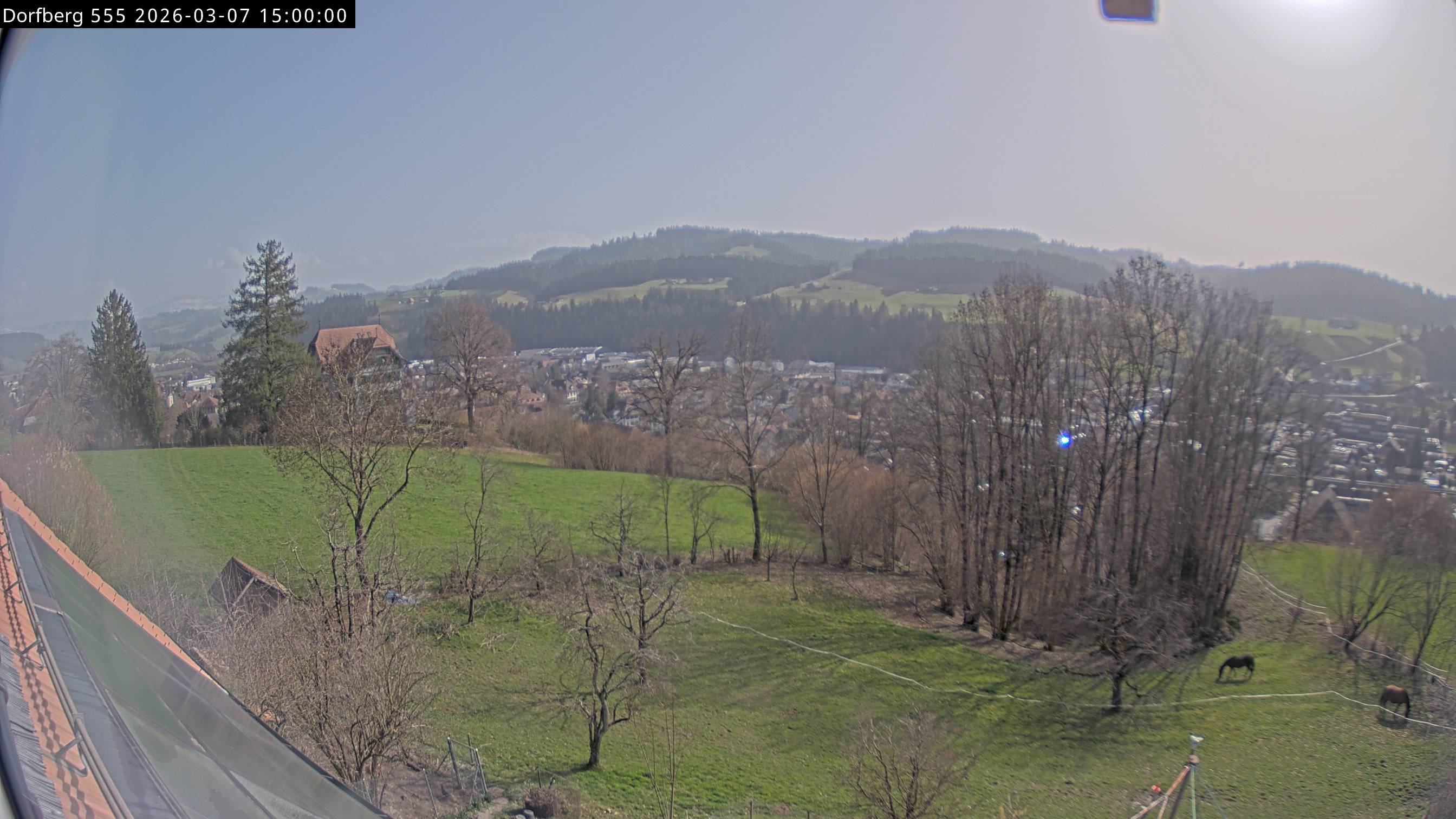 Webcam-Bild: Aussicht vom Dorfberg in Langnau 20260307-150000