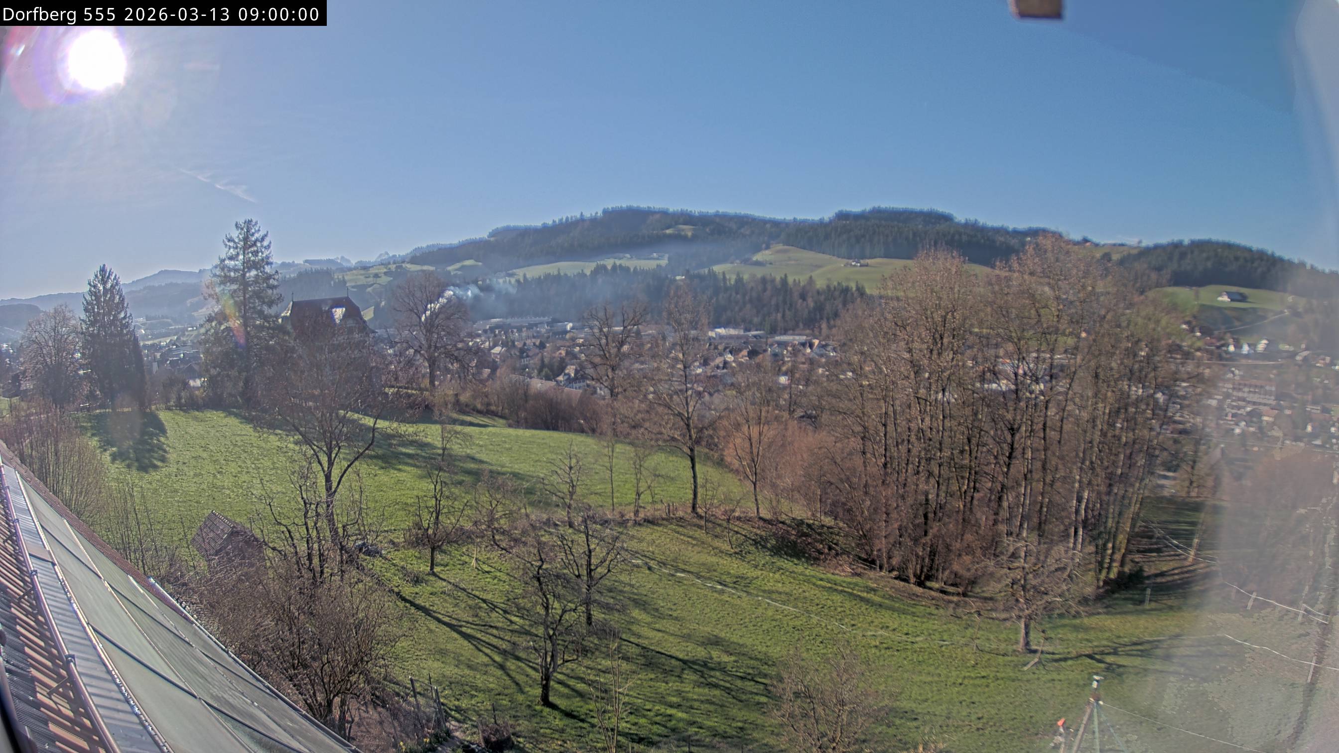 Webcam-Bild: Aussicht vom Dorfberg in Langnau 20260313-090000