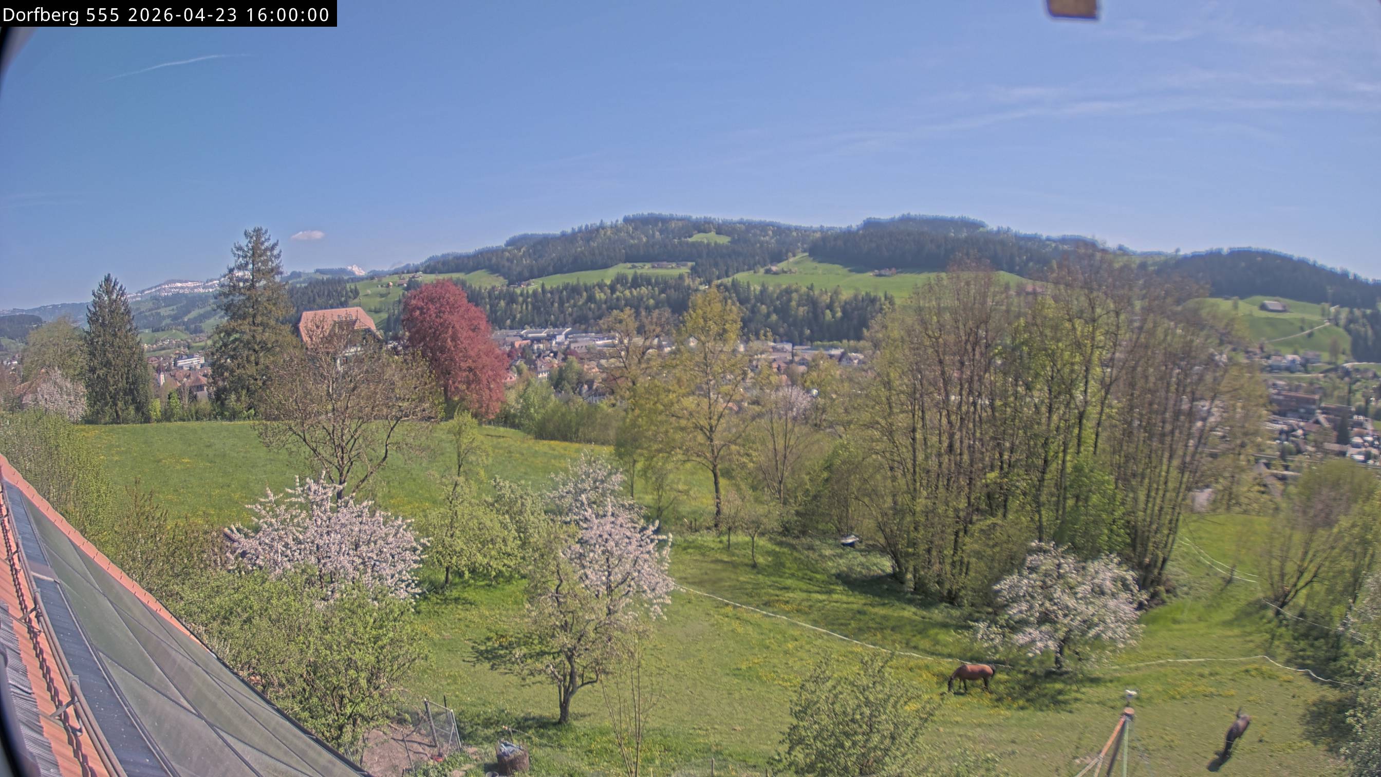 Webcam-Bild: Aussicht vom Dorfberg in Langnau 20260423-160000