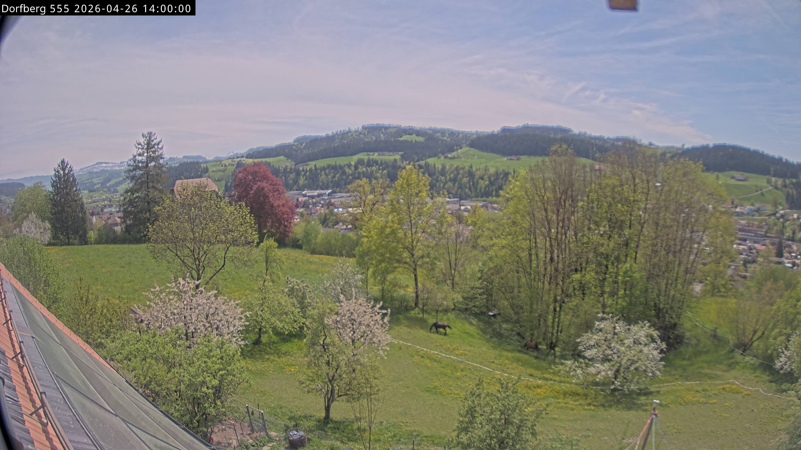 Webcam-Bild: Aussicht vom Dorfberg in Langnau 20260426-140000