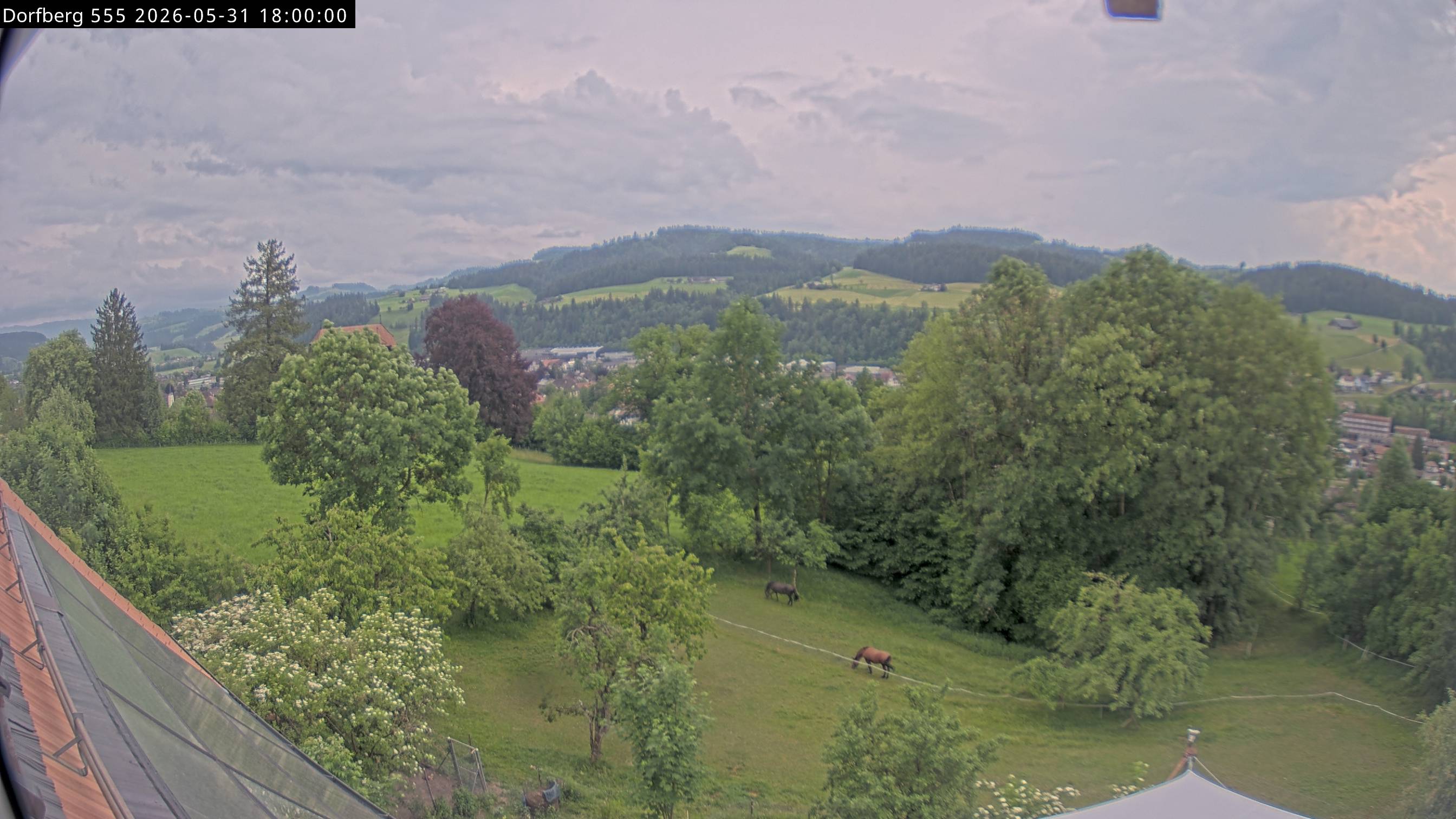 Webcam-Bild: Aussicht vom Dorfberg in Langnau 20260531-180000