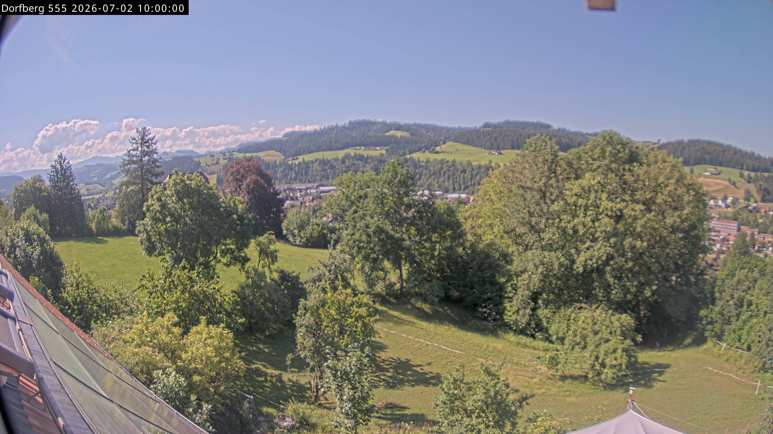 Webcam-Bild: Aussicht vom Dorfberg in Langnau 20260702-100000