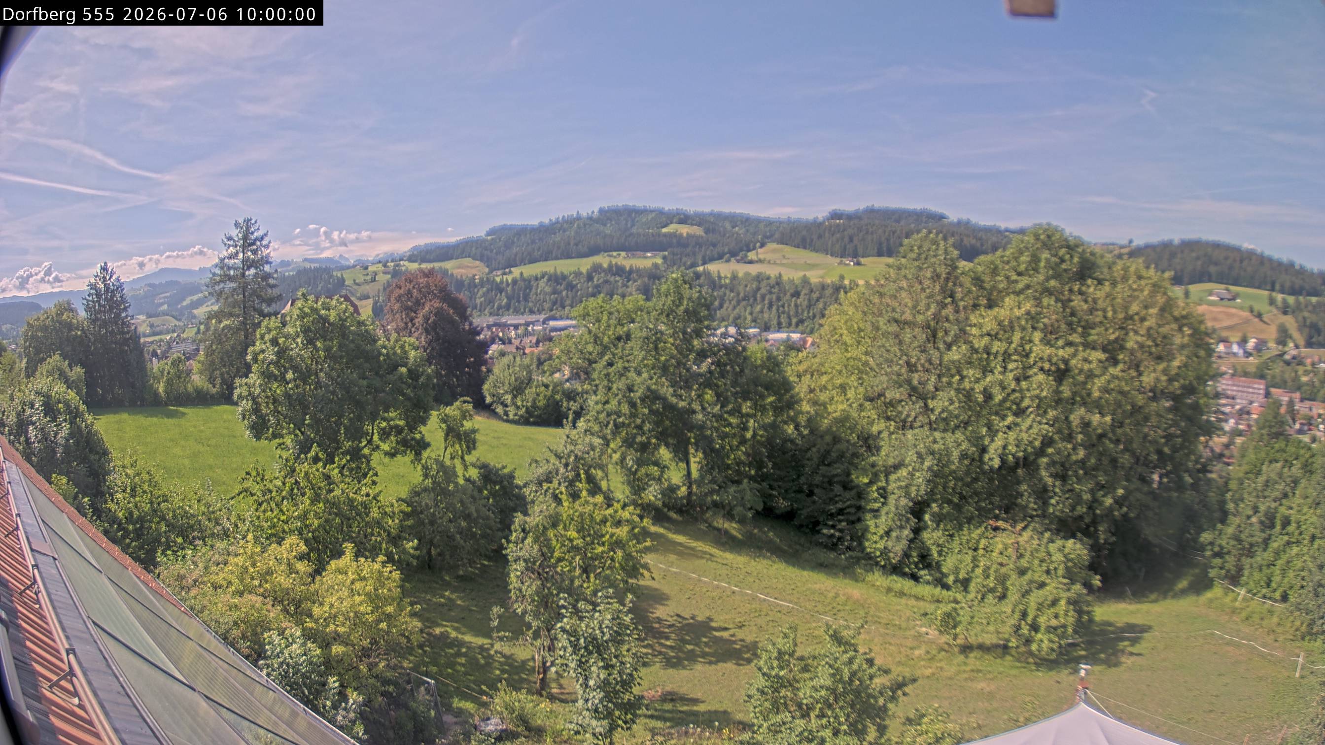 Webcam-Bild: Aussicht vom Dorfberg in Langnau 20260706-100000