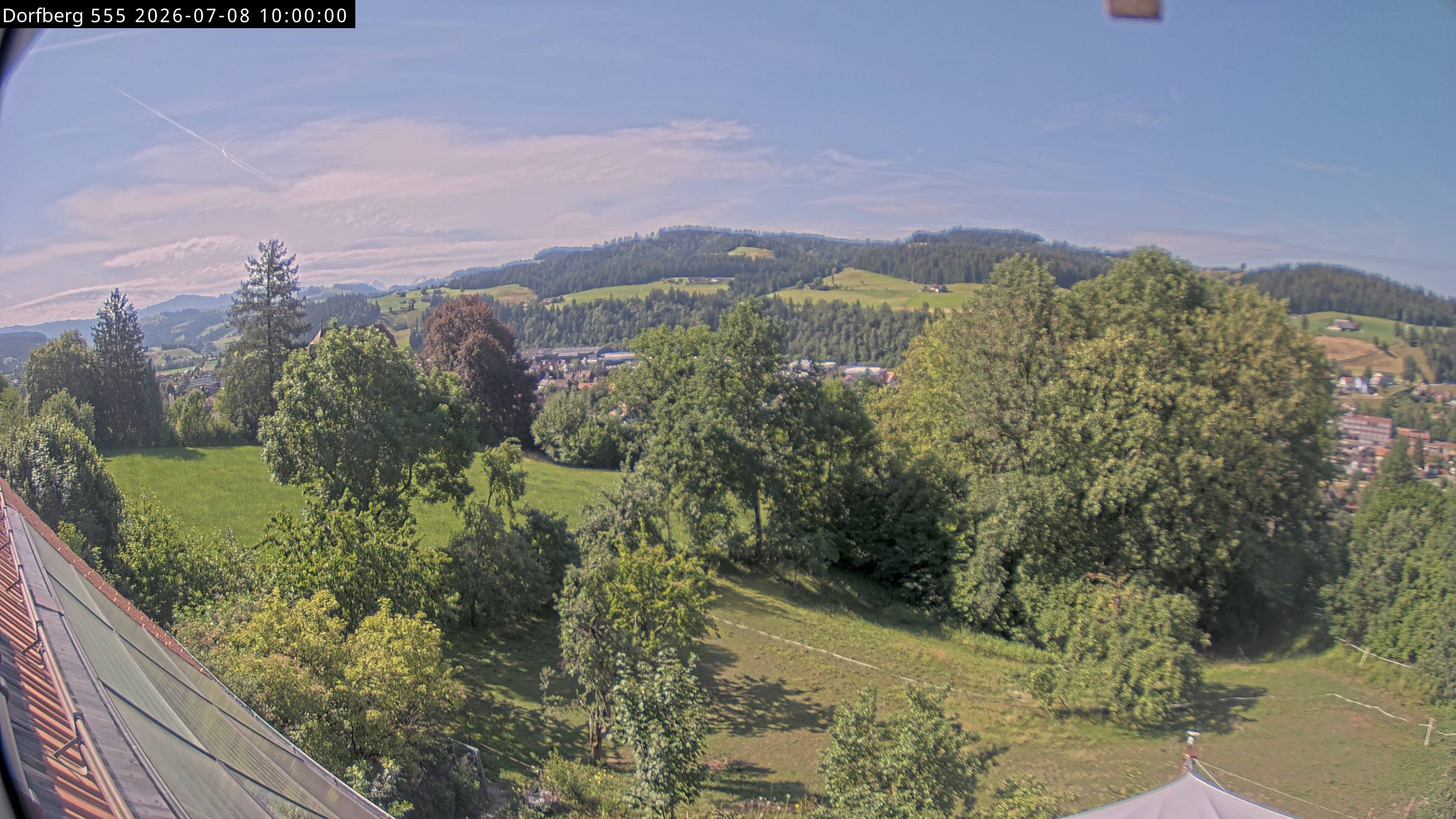 Webcam-Bild: Aussicht vom Dorfberg in Langnau 20260708-100000