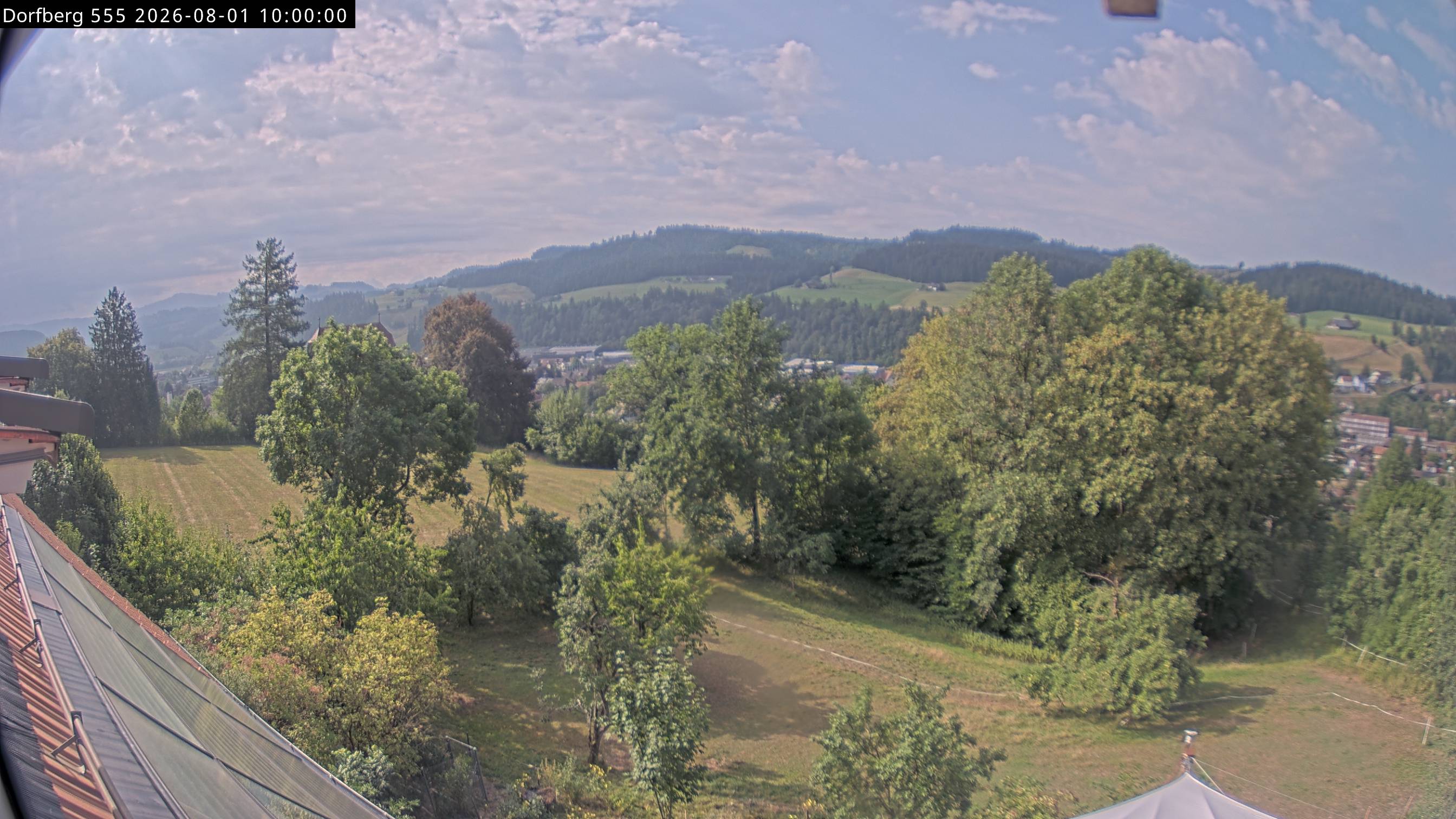Webcam-Bild: Aussicht vom Dorfberg in Langnau 20260801-100000
