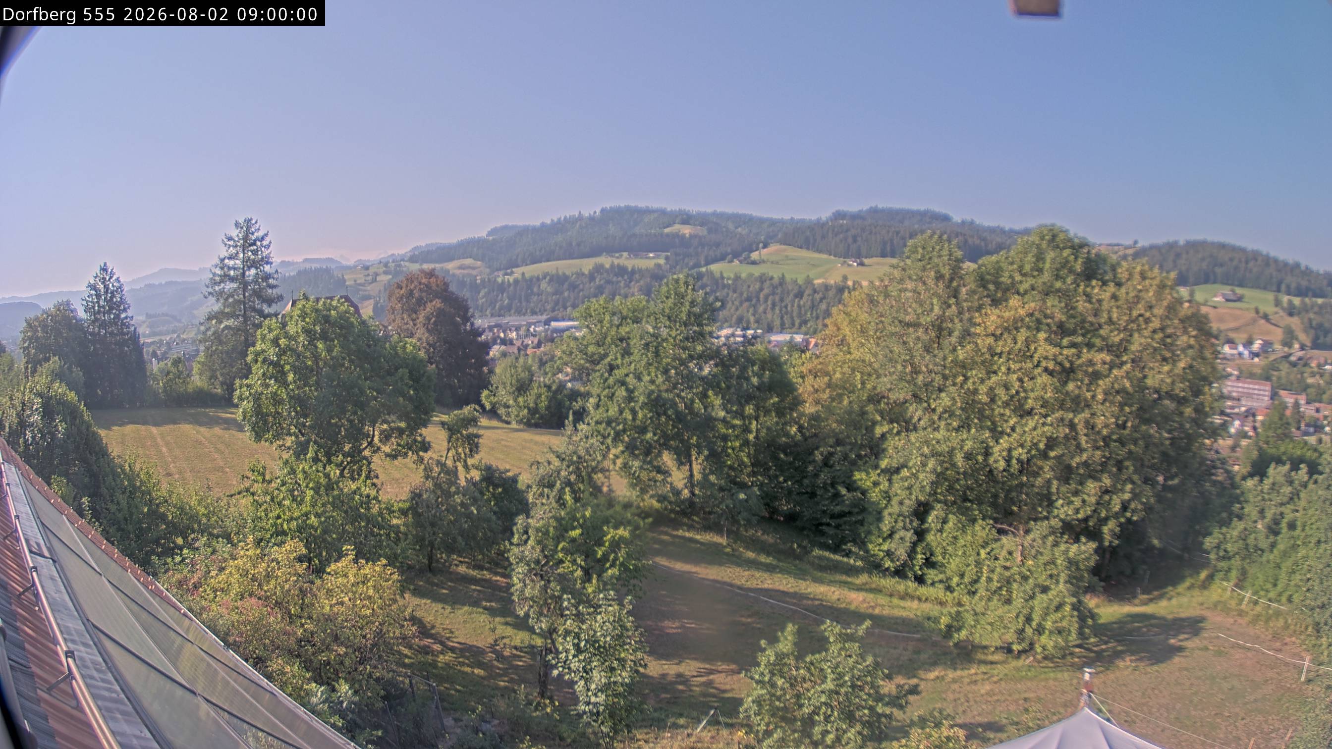 Webcam-Bild: Aussicht vom Dorfberg in Langnau 20260802-090000
