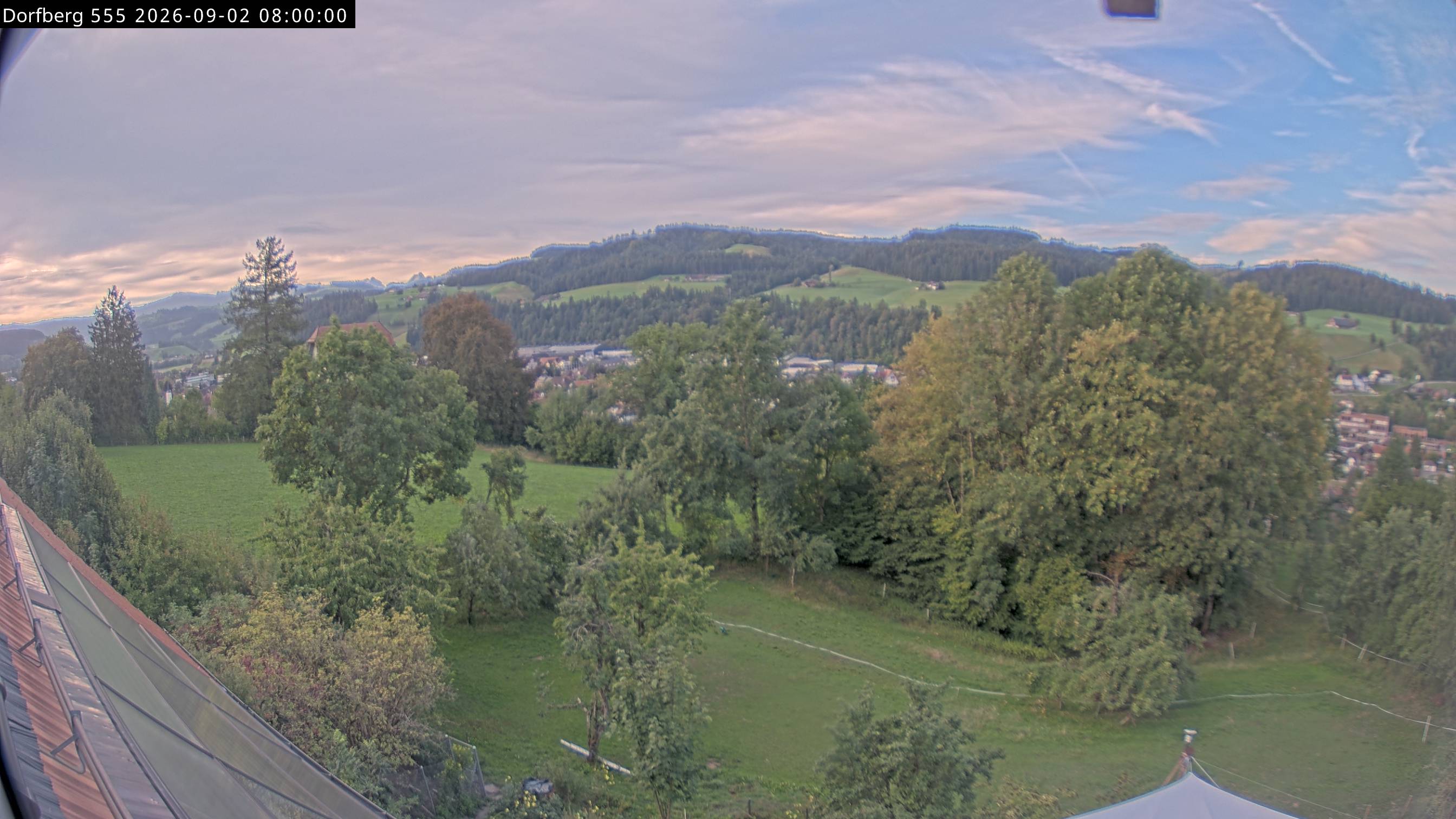 Webcam-Bild: Aussicht vom Dorfberg in Langnau 20260902-080000
