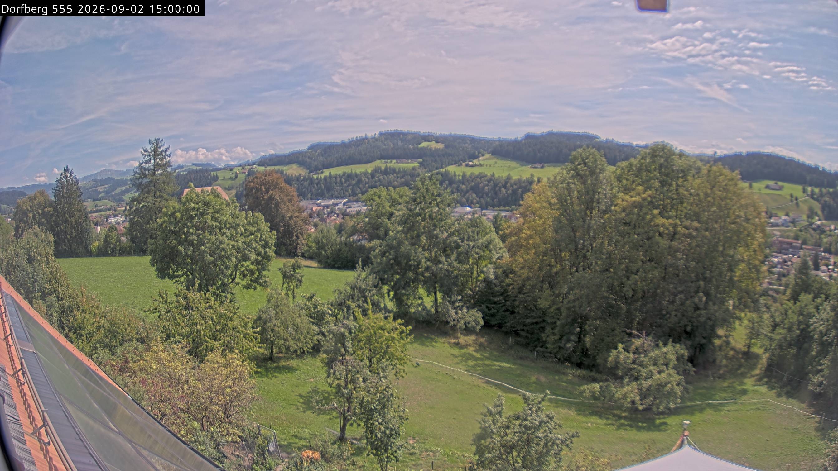 Webcam-Bild: Aussicht vom Dorfberg in Langnau 20260902-150000